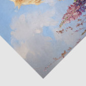 Golden Retriever Lupine Flowers Decoupage Tissuepapier (Detail)