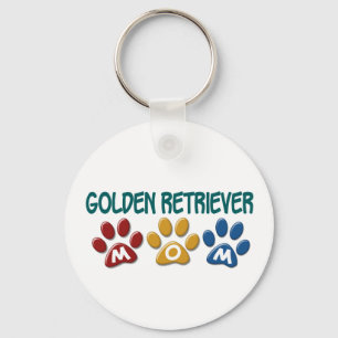 GOLDEN RETRIEVER Ma Paw Print 1 Sleutelhanger