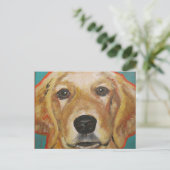 Golden Retriever - "Maddie" - Briefkaart (Staand voorkant)