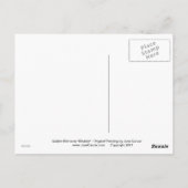 Golden Retriever - "Maddie" - Briefkaart (Achterkant)