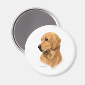 Golden Retriever Magneet (Voorkant / Achterkant)