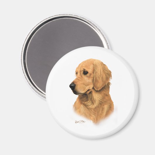 Golden Retriever Magneet (Voorkant / Achterkant)