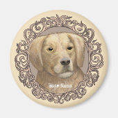  Golden Retriever Magneet (Voorkant)
