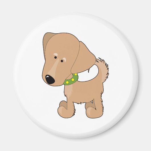Golden Retriever Magneet (Voorkant)