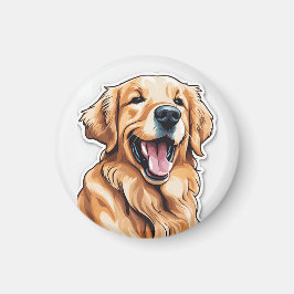Golden Retriever Magneet