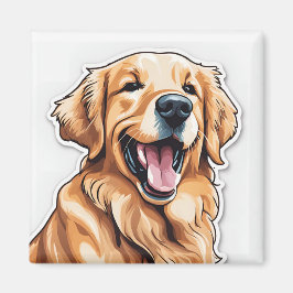 Golden Retriever Magneet