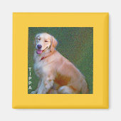 Golden Retriever Magnet (Voorkant)