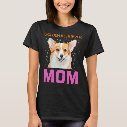 Golden Retriever Mam 166 T-shirt (Voorkant)