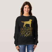 Golden Retriever mam Dog mam Trui (Voorkant volledig)