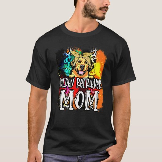 Golden Retriever Mam Dog T-shirt (Voorkant)