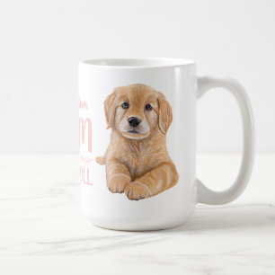 Golden Retriever mam Gift Waterverf Puppy Dog Koffiemok