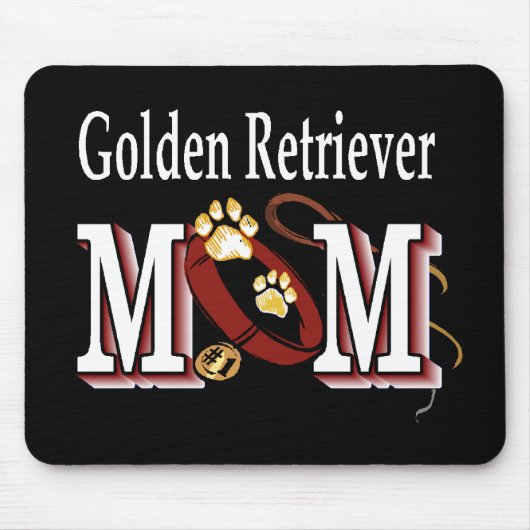 Golden Retriever Mam Gifts Muismat (Voorkant)