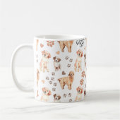 Golden Retriever Mam Pattern Koffiemok (Links)