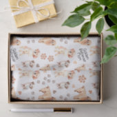 Golden Retriever Mam Pattern Tissuepapier (Geschenk)