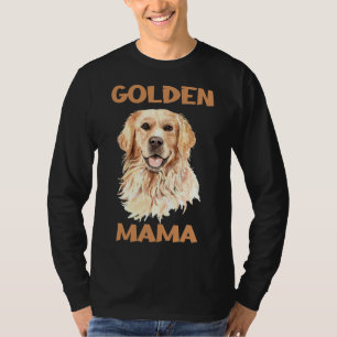 Golden Retriever Mama Baseball ¾ Sleeve T-shirt