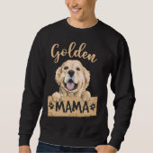 Golden Retriever mama Cute Dog mama Trui (Voorkant)