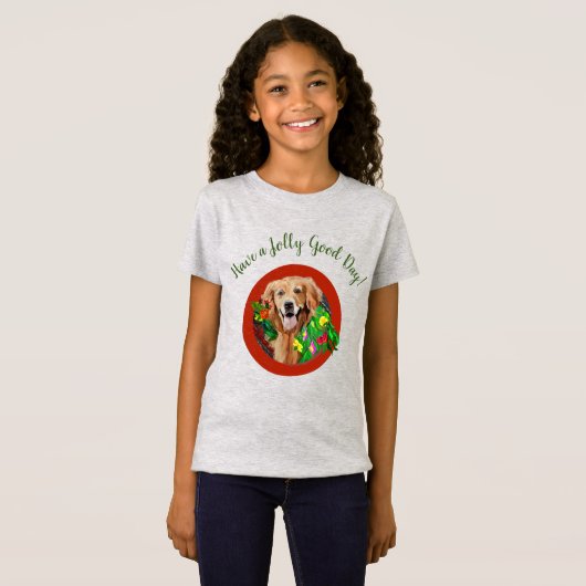 Golden Retriever mama Cute Hondenras T-shirt (Voorkant volledig)