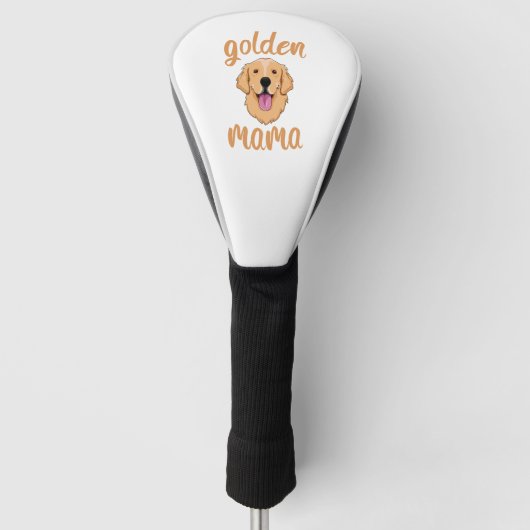 Golden Retriever mama Golfheadcover (Voorkant)