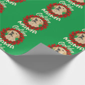 Golden Retriever Mama Hondenliefhebbers kerstavond Cadeaupapier (Hoek)