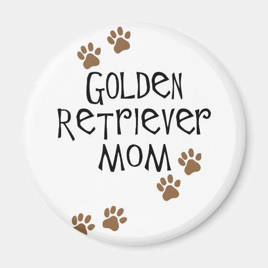 Golden Retriever mama Magneet (Voorkant)