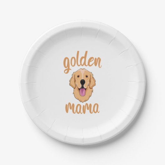 Golden Retriever mama Papieren Bordje (Voorkant)