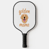 Golden Retriever mama Pickleball Paddle (Voorkant)