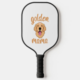 Golden Retriever mama Pickleball Paddle