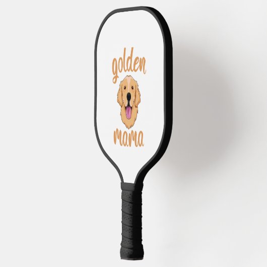 Golden Retriever mama Pickleball Paddle (Links)