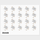 Golden Retriever mama Ronde Sticker (Vel)