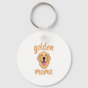 Golden Retriever mama Sleutelhanger