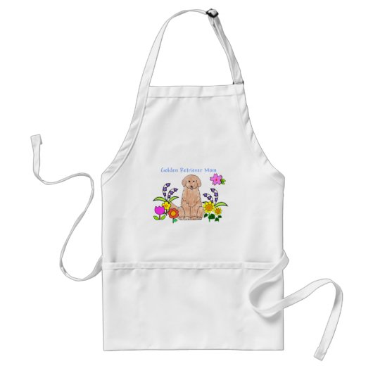 Golden Retriever mama Standaard Schort (Voorkant)