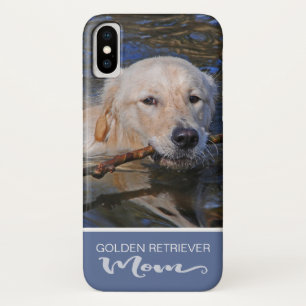 Golden Retriever mama voegt je foto toe Case-Mate iPhone Case