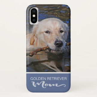 Golden Retriever mama voegt je foto toe Case-Mate iPhone Case