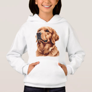 Golden Retriever Meisjes Hoodie