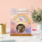 Golden Retriever Memorial Acrylic Sign Acryl Bord (Huwelijk)