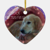 GOLDEN RETRIEVER MEMORIAL CHRISTMAS ORNAMENT (Voorkant)