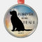 Golden Retriever Memorial Custom Name Silhouette