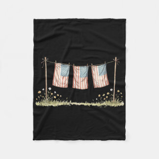Golden Retriever merica Shirt Patriottische Puppy Fleece Deken