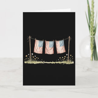 Golden Retriever merica Shirt Patriottische Puppy Kaart
