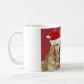 Golden Retriever Merry kerst Koffiemok (Links)