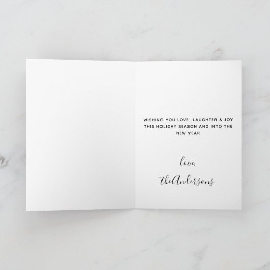 Golden Retriever Merry Kerstkersthond Feestdagen Kaart (Binnen)