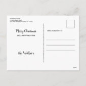 Golden Retriever Merry kerstpap Dog Feestdagenkaart (Achterkant)