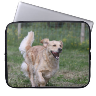 Golden Retriever met 1 Laptop Sleeve
