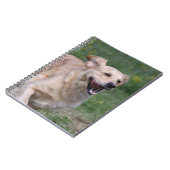 Golden Retriever met 1 Notitieboek (Linkerzijde)