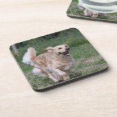 Golden Retriever met 1 Onderzetter (Linkerzijde)