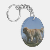 Golden Retriever met 3 Sleutelhanger (Voorkant Links)