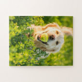 Golden Retriever met Ball Legpuzzel (Horizontaal)