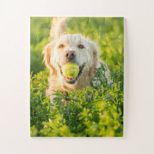 Golden Retriever met Ball Legpuzzel
