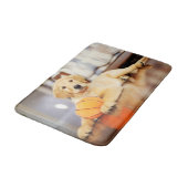Golden Retriever met Basketball Speelgoed Badmat (Gekanteld)