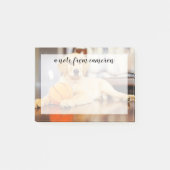 Golden Retriever met Basketball Speelgoed Post-it® Notes (Voorkant)